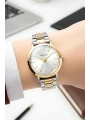 Çelik Kordon Çelik Kasa Kadın Kol Saati Gümüş-Gold sdfer189