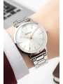 Çelik Kordon Çelik Kasa Kadın Kol Saati Gümüş sdfer189