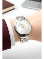 Çelik Kordon Çelik Kasa Kadın Kol Saati Gümüş sdfer189