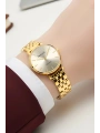 Çelik Kordon Çelik Kasa Kadın Kol Saati Gold sdfer190