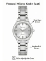 Çelik Kordon Çelik Kasa Kadın Kol Saati Gümüş sdfer191
