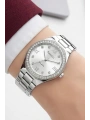 Çelik Kordon Taşlı Çelik Kasa Kadın Kol Saati Gümüş sdfer192