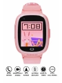 Akıllı Çocuk Saati Sesli ve Görüntülü Görüşme İP68, Sim Kart Özellikli Pembe sdyou001