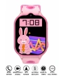 Akıllı Çocuk Saati Sesli ve Görüntülü Görüşme İP68, Sim Kart Özellikli Pembe sdyou002