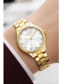 Lee Cooper Gold Renk Çelik Kordon&kasa Kadın Kol Saati Bileklik Hediyeli Sdlc018