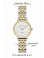 Ferrucci Çelik Kordon Çelik Kasa Kadın Kol Saati Gümüş-Gold sdfer190