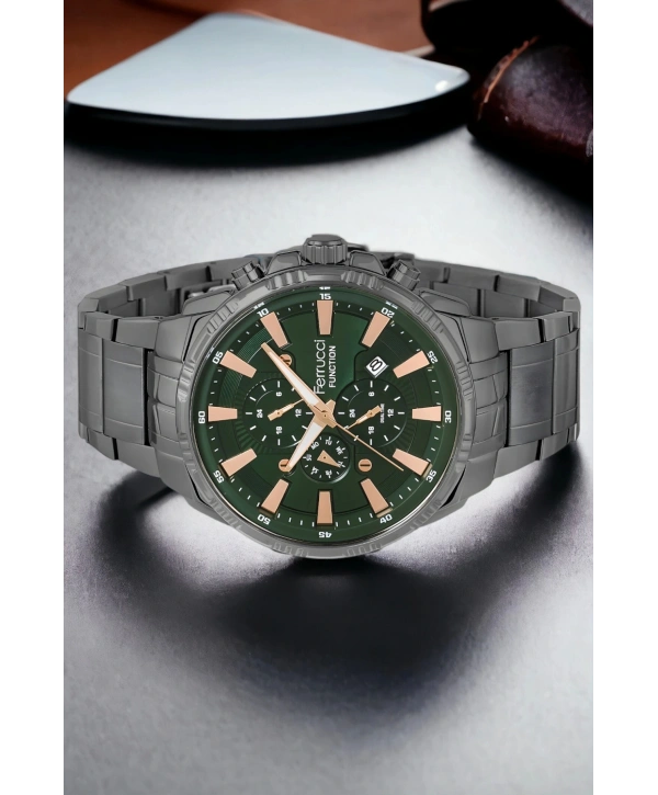 Fcf.13144fm.04 Füme-yeşil Function Aktif 3 Atm Erkek Kol Saati Bileklik Sdfer113