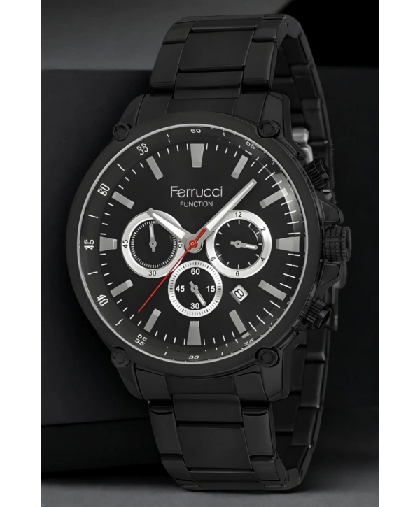 Function Erkek Kol Saati Fcf.13618fm.01 Siyah Renk Bileklik Hediye Sdfer124