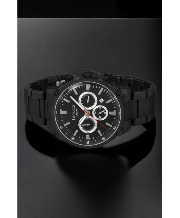 Function Erkek Kol Saati Fcf.13618fm.01 Siyah Renk Bileklik Hediye Sdfer124