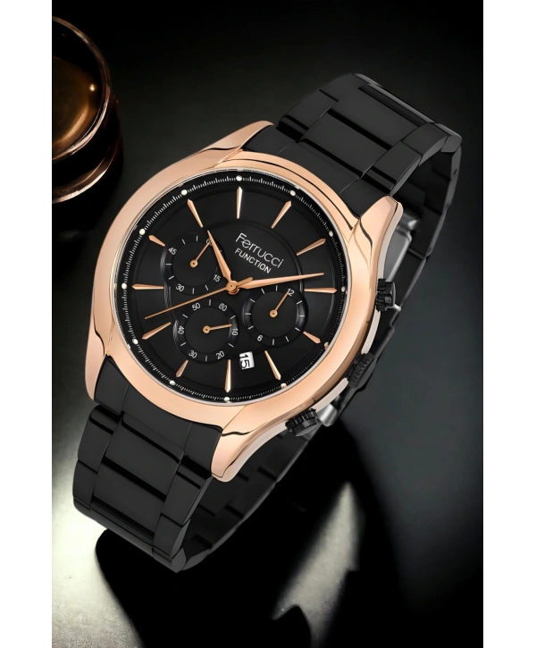 Function Aktif Erkek Kol Saati Fc.12670tm.02 Siyah-rose Renk Sdfer129