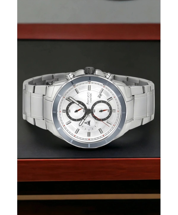 Function, 3atm, Gümüş-beyaz Renk Erkek Kol Saati, Fcf.12609fm.03 Sdfer135