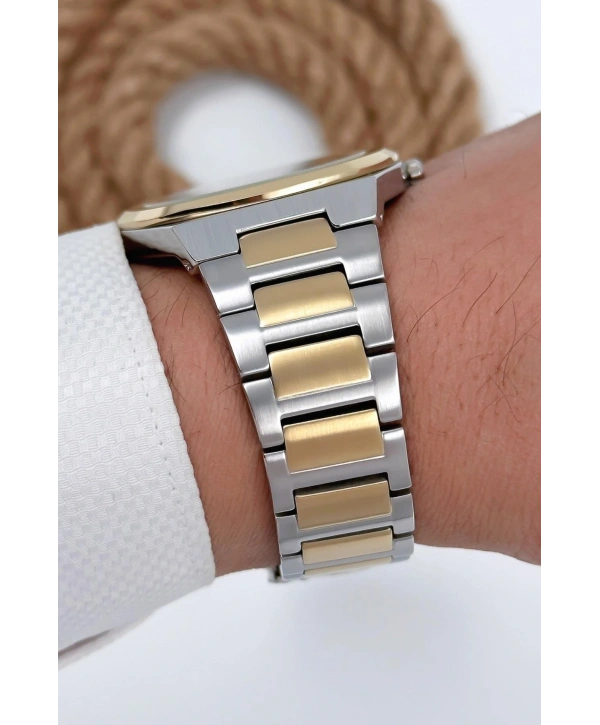 Erkek Kol Saati Tüm Fonksiyonlar Aktif Gümüş-altın Sdb004