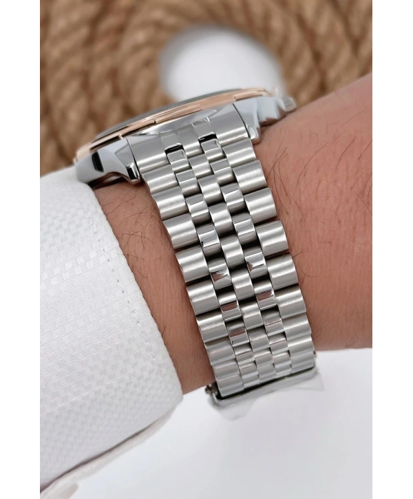 Erkek Kol Saati Tüm Fonksiyonlar Aktif Rose Gold-gümüş Sdb002