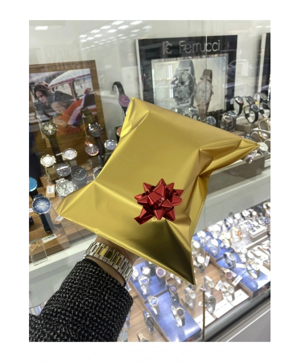 Function Erkek Kol Saati Çelik Kordon Gümüş-Yeşil Bileklik Hediyeli 3atm sdfer061