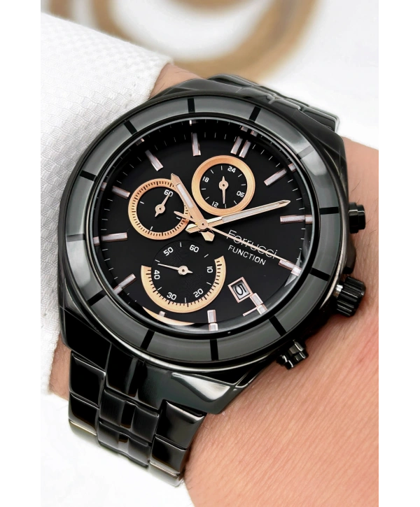 Function Erkek Kol Saati Siyah Yeni Sezon Bileklik Hediyeli 3atm Sdfer060