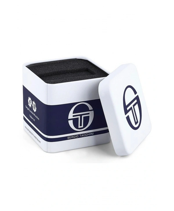 Sergio Tacchini Premium Lüx Çelik Kordon Erkek Kol Saati Gümüş-rose Stsd006