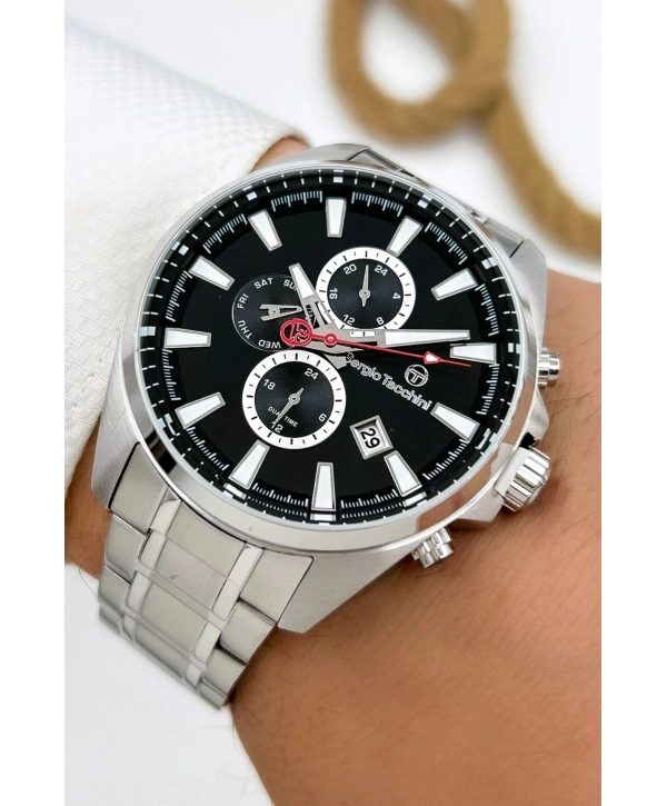 Sergio Tacchini Premium Lüx Çelik Kordon Erkek Kol Saati Stsd004