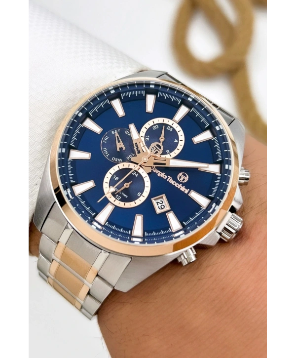 Sergio Tacchini Premium Lüx Çelik Kordon Erkek Kol Saati Stsd004