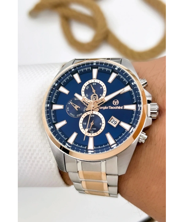 Sergio Tacchini Premium Lüx Çelik Kordon Erkek Kol Saati Stsd004