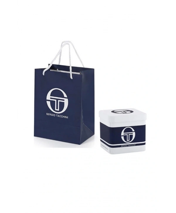 Sergio Tacchini Premium Lüx Çelik Kordon Erkek Kol Saati Füme Stsd007