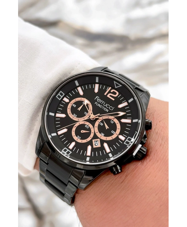 Function Çelik Kordon Yeni Sezon Erkek Kol Saati Siyah Sdfer069