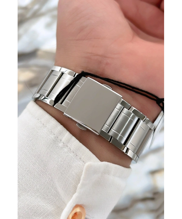 Gümüş-mavi Yeni Sezon Çelik Kordon Function Erkek Kol Saati Sdfer072