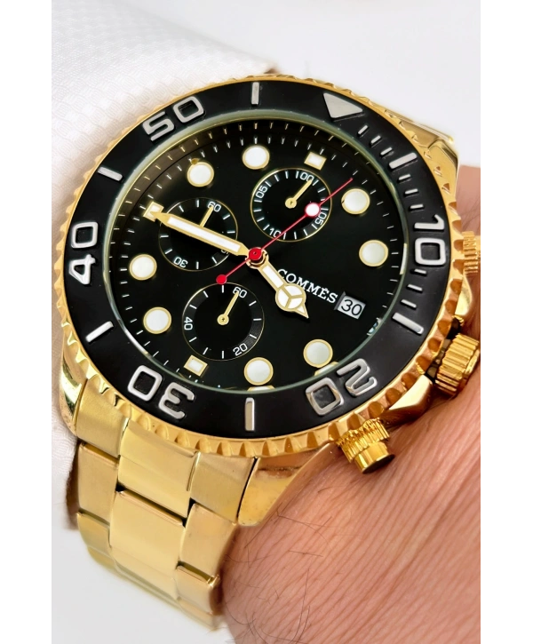 Commes Renkli Cam Erkek Kol Saati Fonksiyonlar Aktif Bileklik Hediyesi Ile Sdcms032