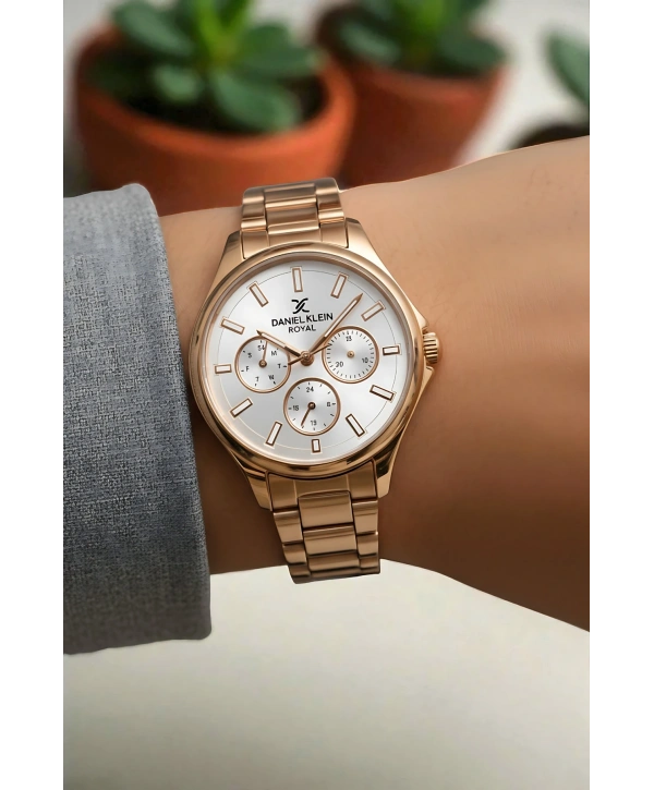 Kadın Kol Saati Rose Renk Çelik Kordon&kasa Dke.1.10473.5 Sddk068