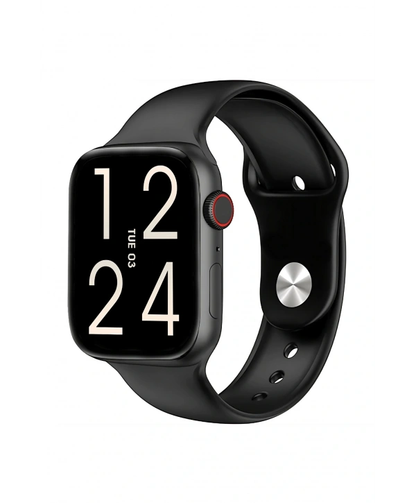 FC Smart S10 Max – Bluetooth Arama, Spor Modları, Alüminyum Kasa Akıllı Saat Siyah-Siyah