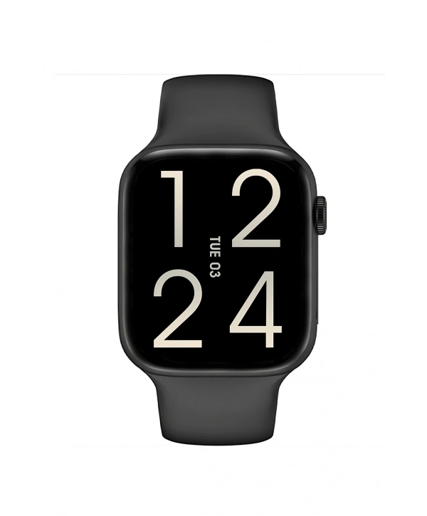 FC Smart S10 Max – Bluetooth Arama, Spor Modları, Alüminyum Kasa Akıllı Saat Siyah-Siyah