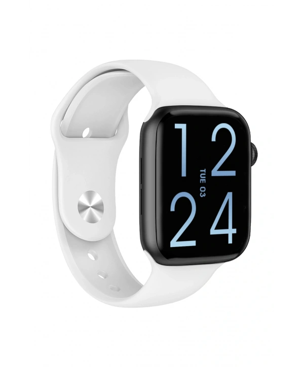 FC Smart S10 Max – Bluetooth Arama, Spor Modları, Alüminyum Kasa Akıllı Saat Siyah-Beyaz