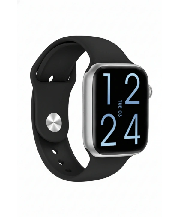 FC Smart S10 Max – Bluetooth Arama, Spor Modları, Alüminyum Kasa Akıllı Saat Siyah-Gümüş