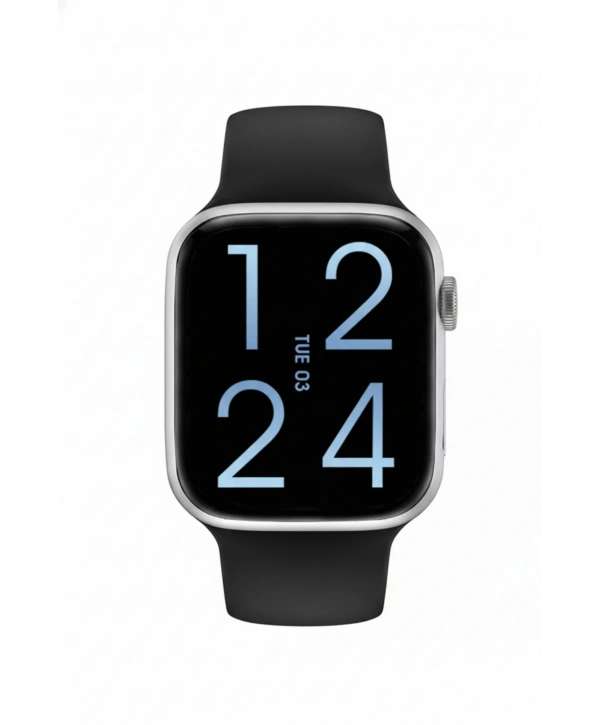 FC Smart S10 Max – Bluetooth Arama, Spor Modları, Alüminyum Kasa Akıllı Saat Siyah-Gümüş