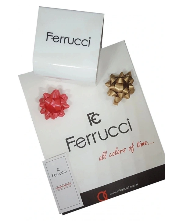 Ferrucci Gümüş-gold Çelik Kordon Çelik Kasa Kadın Kol Saati Fc 13066m.04 Zmfer097