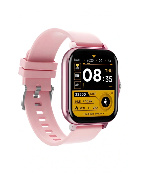Akıllı Saat Sesli Görüşme Özellikli Spor Modlu 42mm Unisex Pembe-Pembe DW68