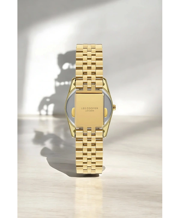 Gold Renk Çelik Kordon&kasa Kadın Kol Saati Bileklik Hediyeli Sdlc008