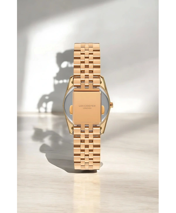 Rose Gold Renk Çelik Kordon&kasa Kadın Kol Saati Bileklik Hediyeli Sdlc008