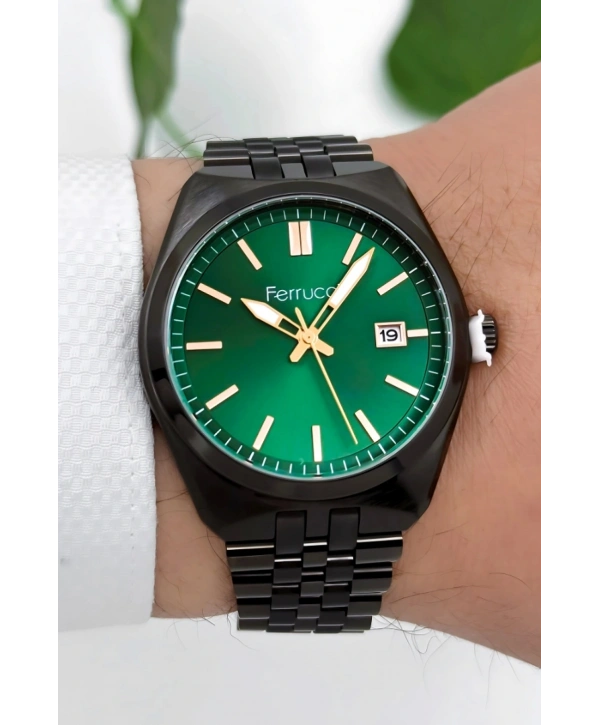 Erkek Kol Saati, Çelik Kordon & Özel Tasarım, 3atm Suya Dayanıklı Siyah Sdfer159