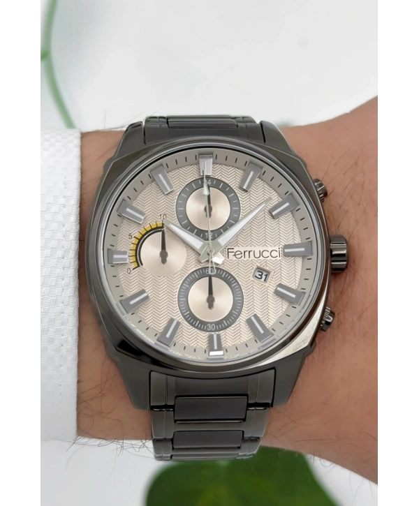 3atm Suya Dayanıklı Erkek Kol Saati, Çelik Kordon & Özel Tasarım, Füme Sdfer160