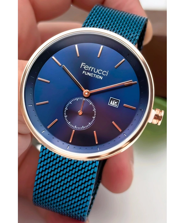 3atm Suya Dayanıklı Erkek Kol Saati, Çelik Kordon & Özel Tasarım, Lacivert Sdfer161