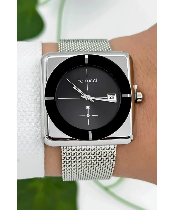 Çelik Kordon & Özel Tasarım, 3atm Suya Dayanıklı Erkek Kol Saati, Gümüş-siyah Sdfer162