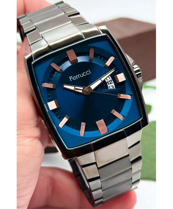 Erkek Kol Saati, Çelik Kordon & Özel Tasarım, 3atm Suya Dayanıklı Füme Sdfer163