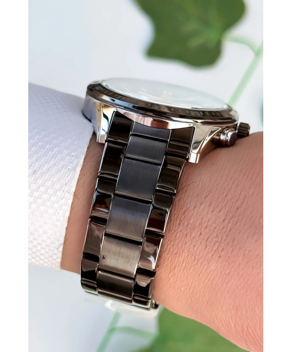 Function Erkek Kol Saati, Çelik Kordon 3atm Suya Dayanıklı Füme Sdfer167