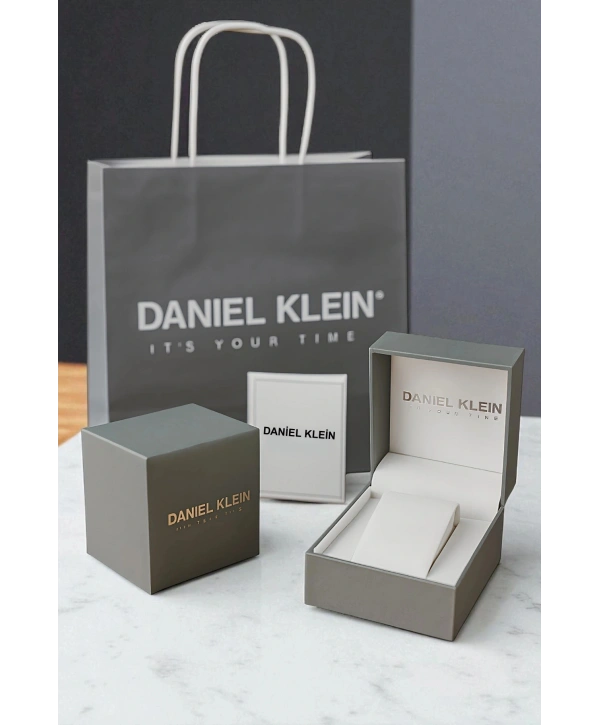 Daniel Klein Çelik Kordon Çelik Kasa Otomatik Mekanizma Erkek Kol Saati Gümüş-Siyah sddk105