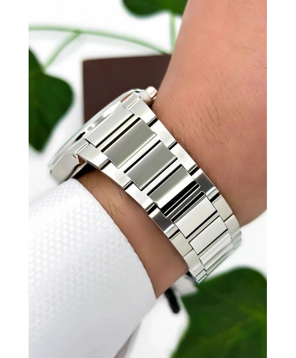 Daniel Klein Çelik Kordon Çelik Kasa Otomatik Mekanizma Erkek Kol Saati Gümüş-Siyah sddk106