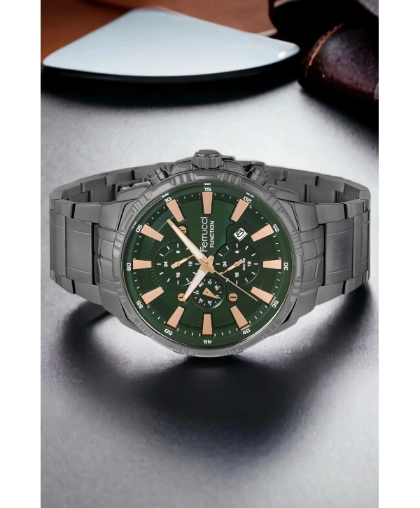 Fcf.13144fm.04 Füme-yeşil Function Aktif 3 Atm Erkek Kol Saati Bileklik Sdfer113