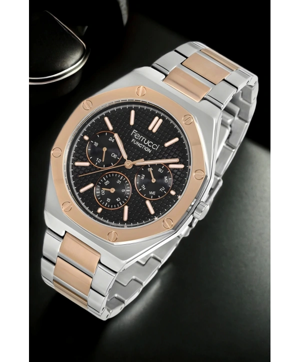 Function Aktif Erkek Kol Saati Fcf.12715fm.02 Rose-gümüş Renk Sdfer128