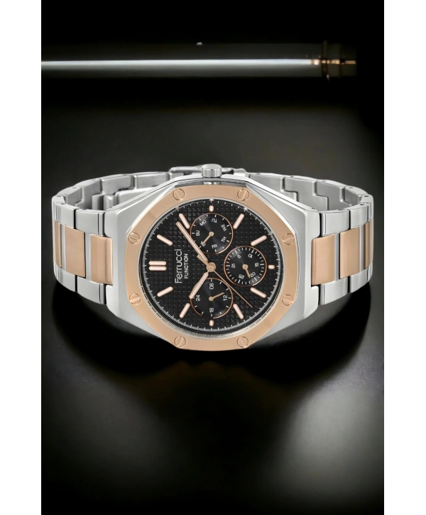 Function Aktif Erkek Kol Saati Fcf.12715fm.02 Rose-gümüş Renk Sdfer128