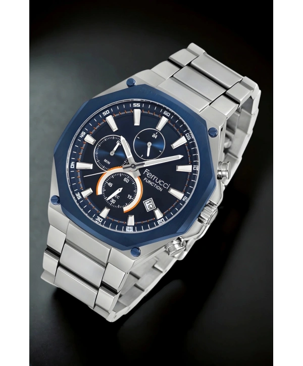 Function Aktif Erkek Kol Saati Fcf.13906fm.04 Gümüş-mavi Renk Sdfer131