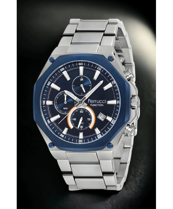 Function Aktif Erkek Kol Saati Fcf.13906fm.04 Gümüş-mavi Renk Sdfer131